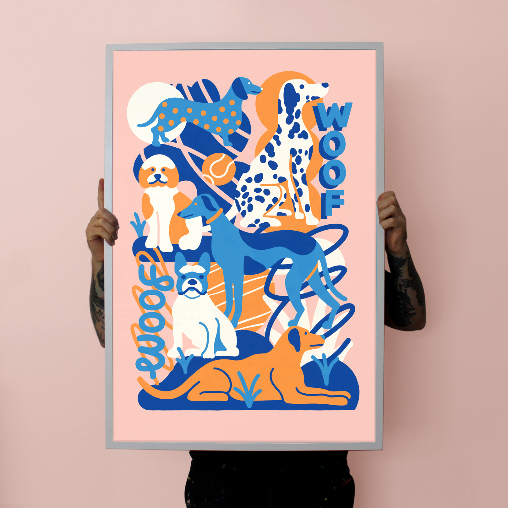 woof artwork by sydney artist Nico Nicoson