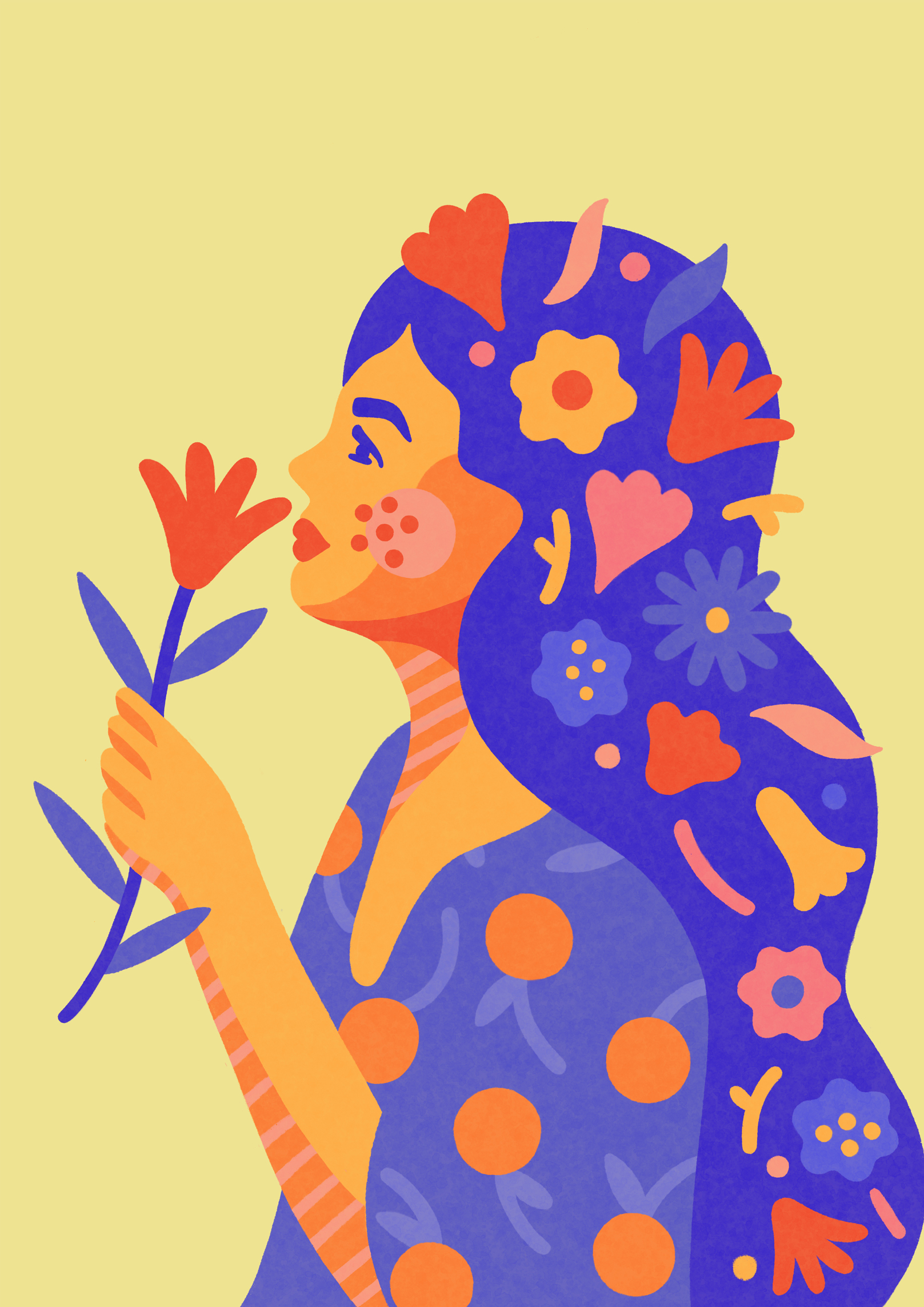 springtime illustration by Sydney artist illustrator Nico nicoson