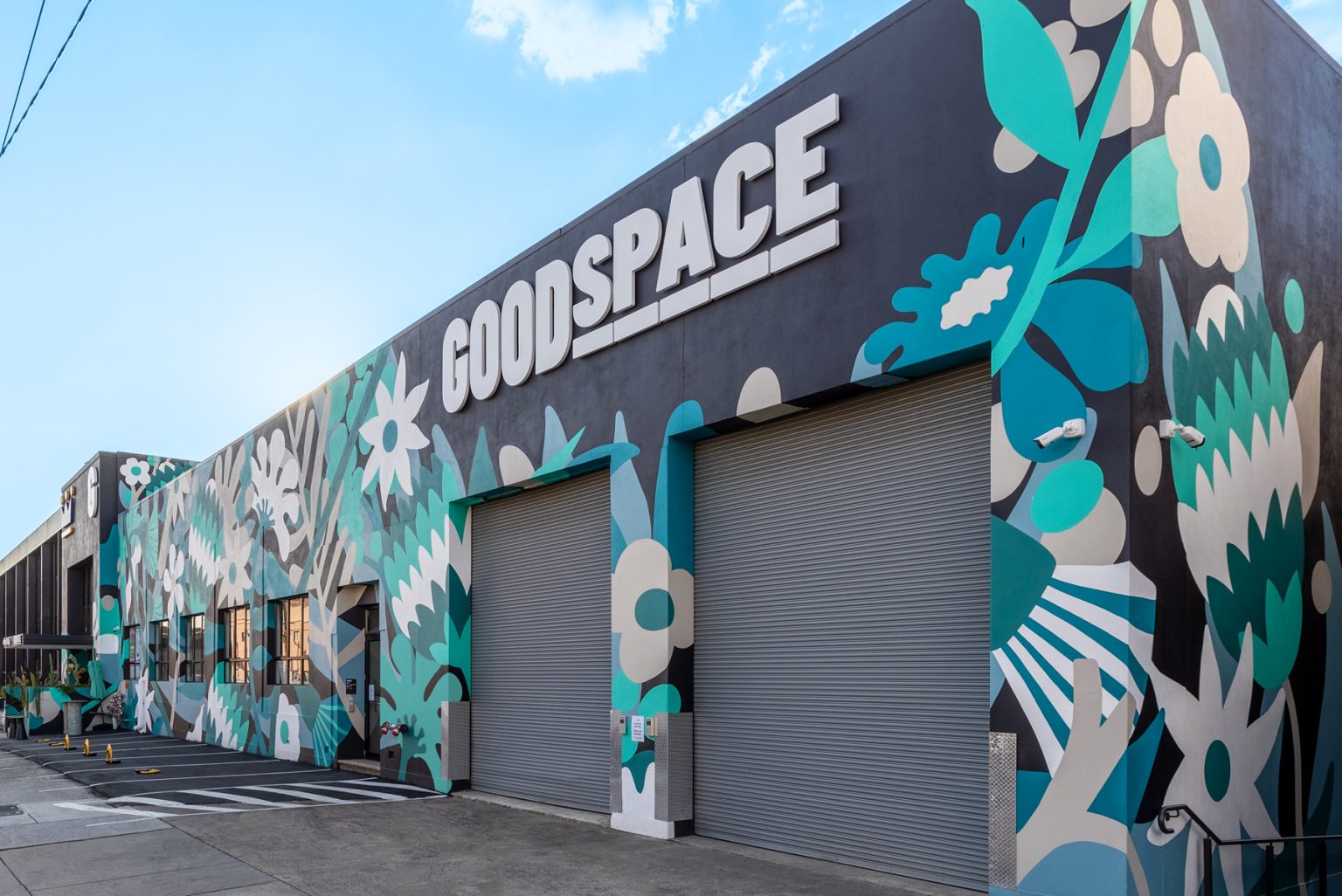 Sydney mural artist Nico Nicoson painted this large mural