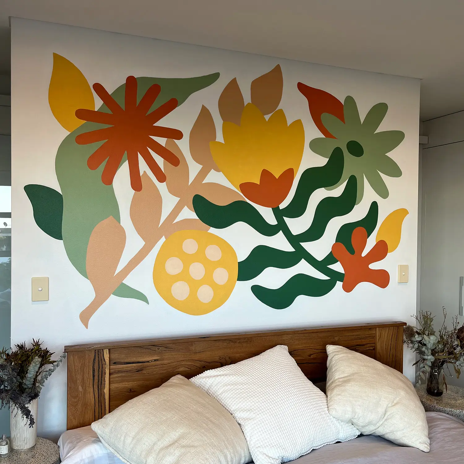 Residential mural painted in sydney